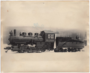 Canadian Pacific Railway (CPR) antique photos of trains